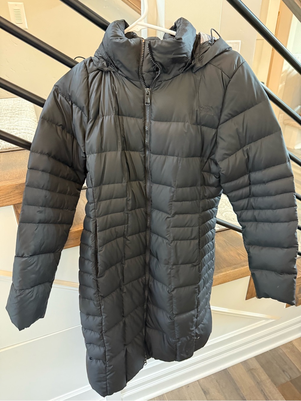 Women’s 550fill North Face Long Black Puffer